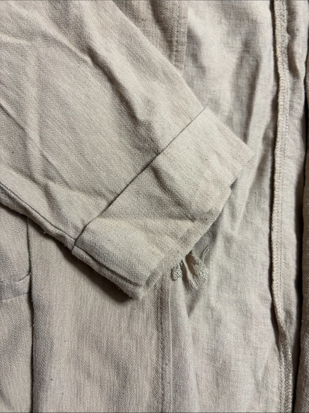 Maurices Beige Open-Front Lightweight Cardigan
